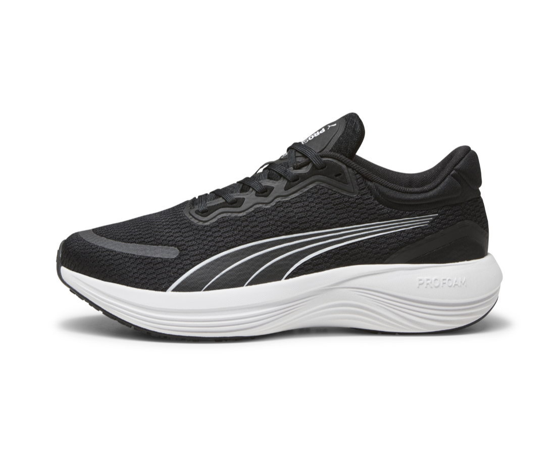 PUMA Men's SCEND PRO Black/White Running Shoes (378776-01)