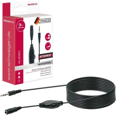 Câble D'Extension De 3,5Mm Avec Contrôle Du Volume Pour TV Et PC - Photo 1/4