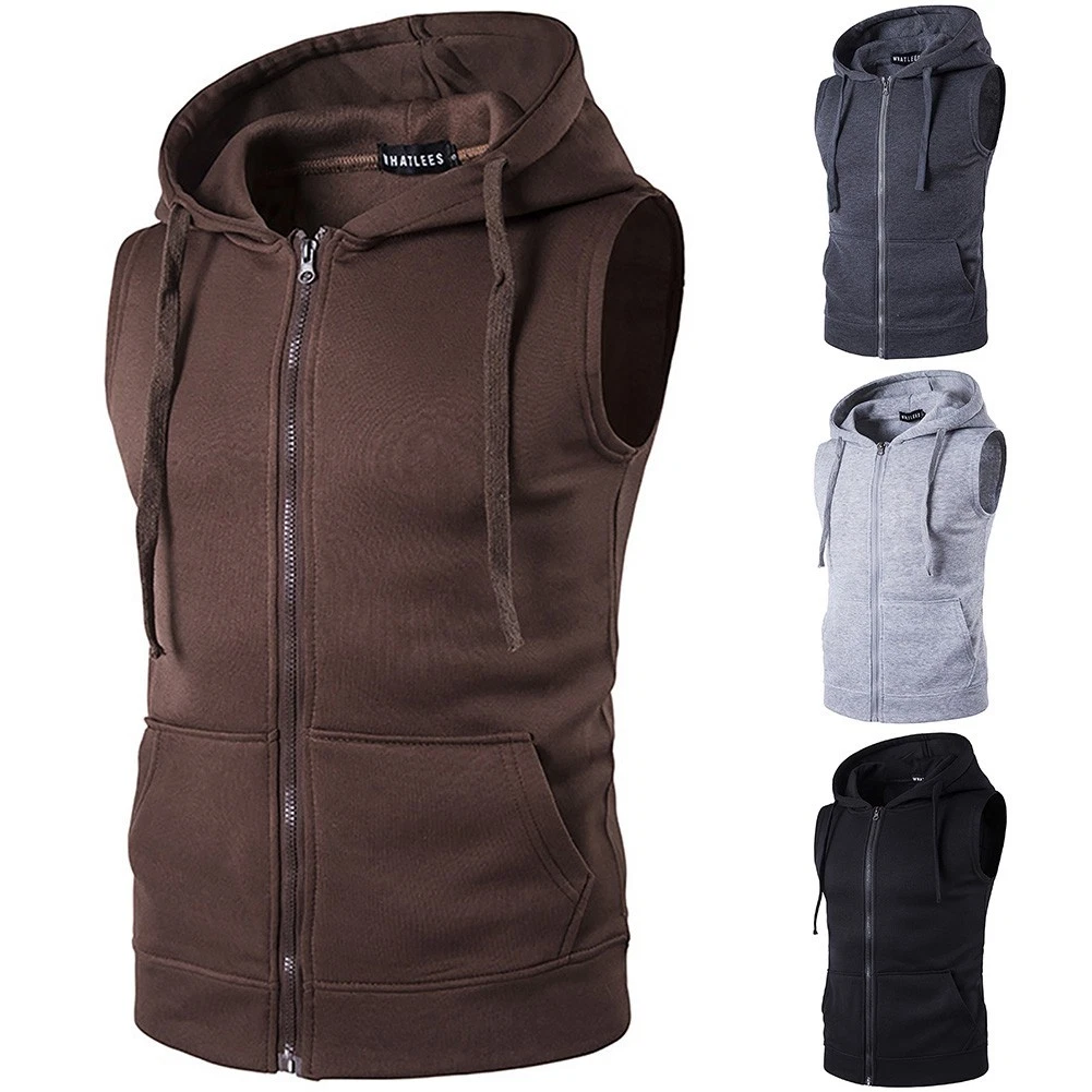 VETEMENTS Felpa con cappuccio abbigliamento chiusura zip abbigliamento sportivo