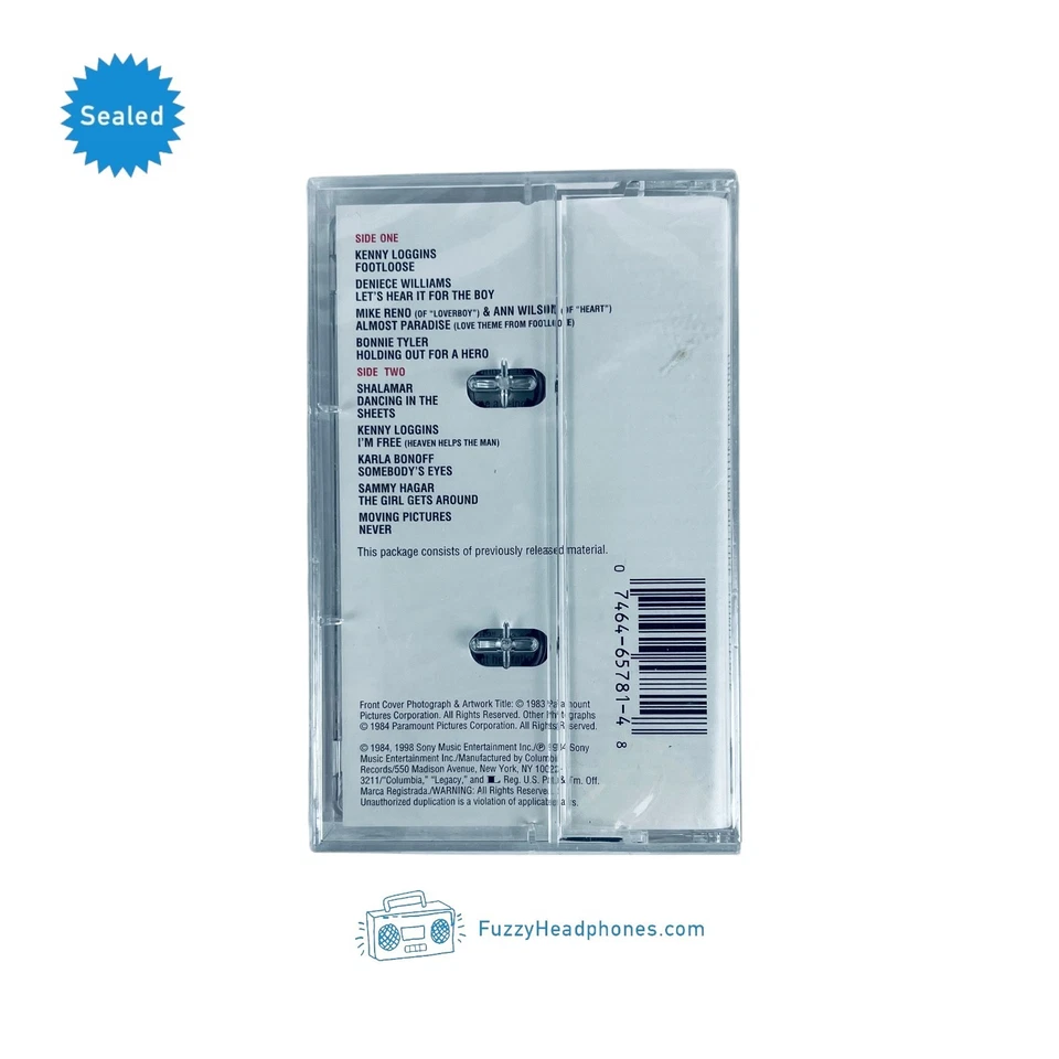 (3) SEALED 80s Soundtrack Cassette Tapes Lot: Footloose, Rocky IV & Top Gun - Image 4 of 4