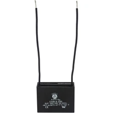Appli Parts Fan Capacitor 6 mfd (microfarads) uf 250 VAC with 2 Wire Terminal Co