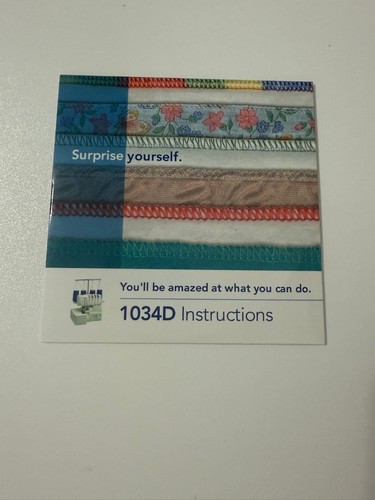 1034D BROTHER Serger DVD Instructions & Techniques How To Brand New - Picture 3 of 5