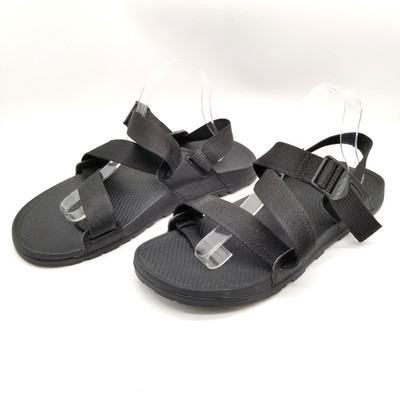 Chaco Men's Lowdown 2 Vegan Toe Loop Sandals Size 11 Black Strappy Outdoor