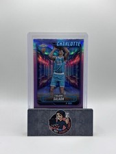 Tidjane Salaun Rookie Card RC 2025 Topps Chrome Basketball Pink Refractor #148