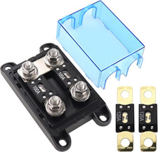 2-Way AMG Mega Fuse Holder Kit, Includes 2 Pcs 100A and 2 Pcs 120A ANM Fuse for