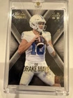 Wild Card Matte Drake Maye 1 of 1 Rookie Card