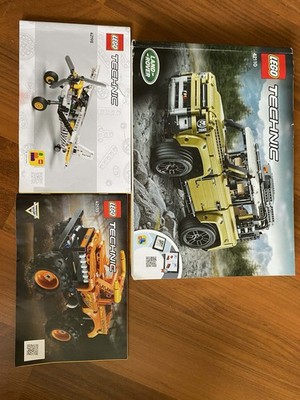 Lot Of LEGO TECHNIC Instruction Manual Booklets 42110 42145 42198 Land Rover
