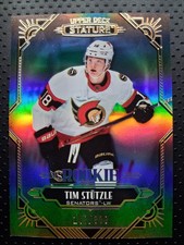 2020-21 Upper Deck Stature Rookie #132 Tim Stutzle 140/399 Rookie Card. rookie card picture