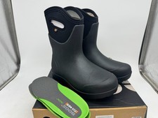 Bogs Neo-classic Snow Boot Women's Black Mid Round Toe Waterproof Comfort - 8