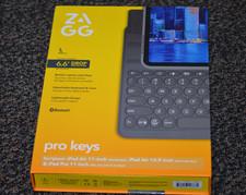 ZAGG Pro Keys Wireless Keyboard w/ Detachable Case for iPad Pro 11" iPad Air