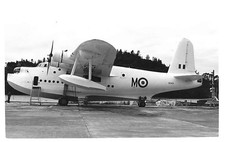 sw Foto Short Sunderland Milit&auml;rflugzeug ca. 9 x 14cm - 9d6277a