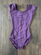 So Danca Cap Sleeve Purple Leotard Size MC