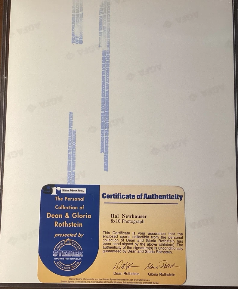 Foto firmada por Hal Newhouser con certificado de autenticidad Steiner Sports Foto 2 de 2