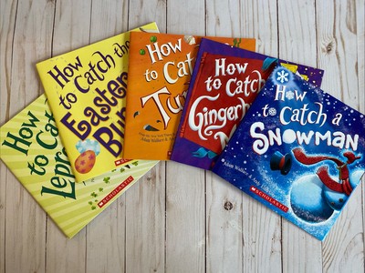 How To Catch Set Of 5 Holidays + Leprechaun Easter Bunny Turkey Gingerbread Snow
