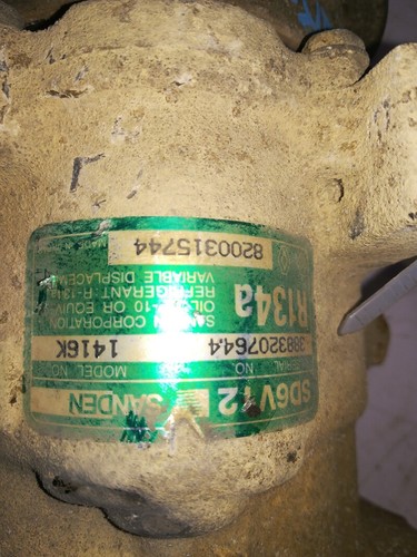 8200315744 klimakompressor SD6V12 521902 NISSAN KUBISTAR X76 2005