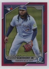 2024 Bowman Chrome Fuchsia Refractor 239/299 Vladimir Guerrero Jr #30 19fv