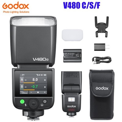 GODOX V480 C/S/F TTL Touchscreen Camera Flash Speedlite For Canon/Sony/Fujifilm