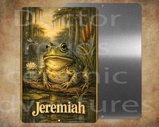 JEREMIAH ( if you know you know) 8 x 12" metal sign Made in USA Was a bullfrog