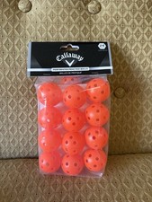 Callaway 24 Perforated Practice Balls Orange New In Package