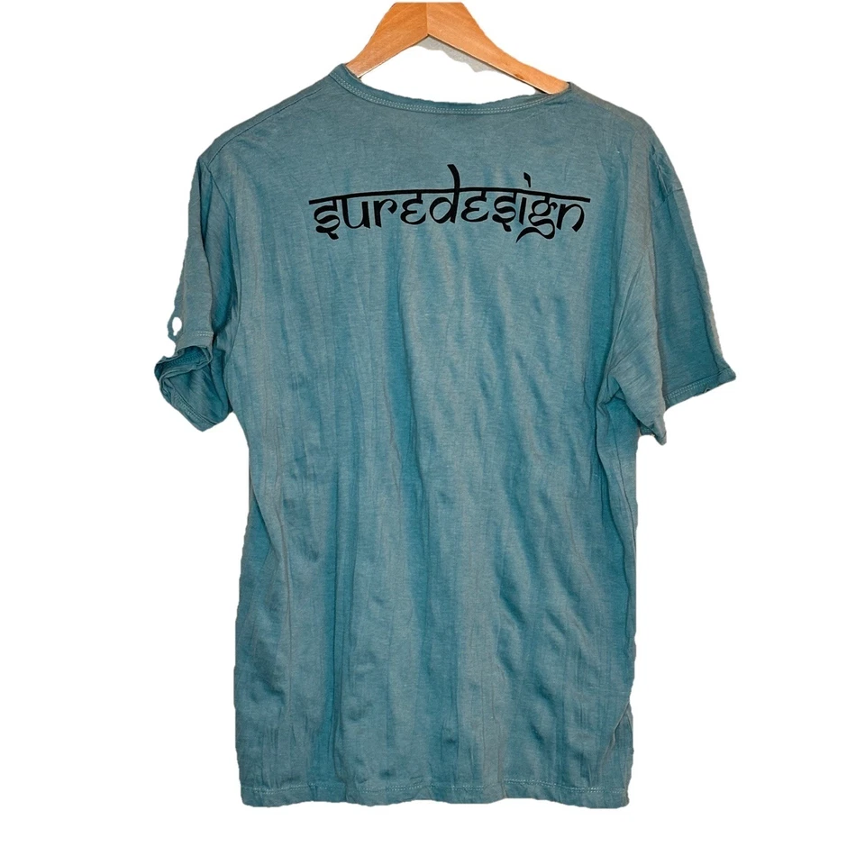 Camiseta gráfica de tiburón pulpo Sure Design para hombre talla M Ocean Grunge artística Foto 2 de 4