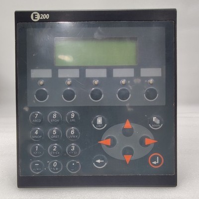 BEIJER ELECTRONICS E200 Operator Panel / Industrial HMI 24VDC 150mA Type: 02800F