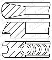 Goetze Engine Kolbenringsatz 08-431100-00