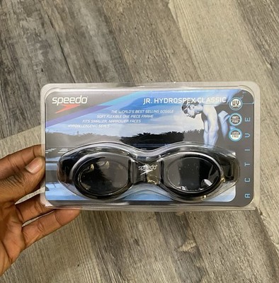Speedo Jr Hydrospex Classic Swim Goggles Youth Kids Anti Fog NEW