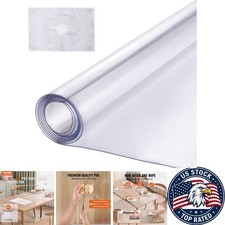 Elegant 36x48 Inch PVC Table Cover - Waterproof, Stain-Resistant  Easy Clean