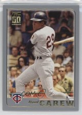 2021 Topps Archives 2001 Topps Silver 19/99 Rod Carew #219 HOF 1g5d