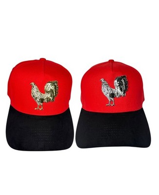 Gorras Del Gallo 2 Gorras Gallo De Oro Y Galló De Plata