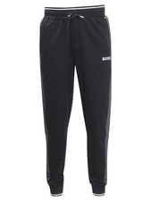 Hugo Boss Men's Tracksuit Pants Black Logo Embroidered Joggers