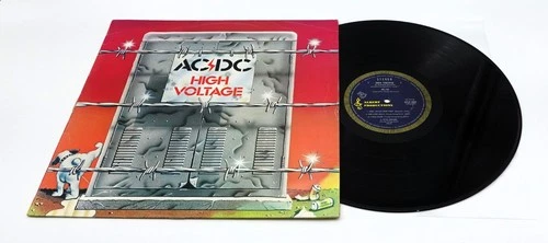 AC/DC High Voltage Vinyl LP Record Aussie 1975 Blue Roo 1st Press Broonzy CR