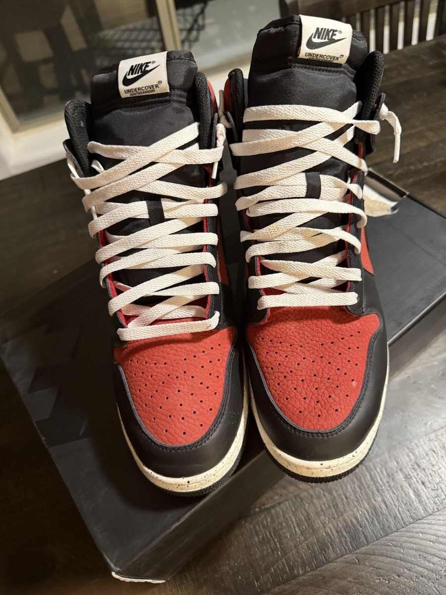Nike Dunk High Undercover UBA 1985 Red Black Leather High-Top Nike Dunk High Undercover UBA 1985 Red Black Leather High-Top