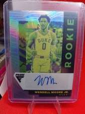Wendell Moore Jr 2022 Panini Chronicles Flux Draft Picks ROOKIE AUTO 86/99 RC 