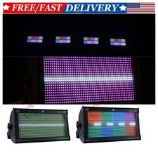 US2x1000W 8 8 Segment 960pcs RGB Flash LED Strobe Wash Light DMX512 DJ Bar Stage