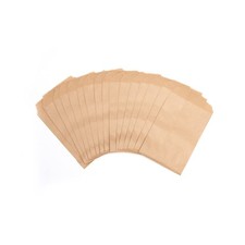 100-pack 3x5 Inches Mini Size Natural Kraft Paper Bags for Bakery Cookies Tre...
