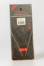 ChiaoGoo Red Lace Circular Knitting Needles US 00 / 16" Stainless Steel Lace