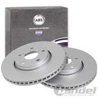 2X A.B.S. Bremsscheiben 295Mm Vorne Passend FüR Toyota Auris Avensis Corolla