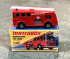 1969 Matchbox Lesney Superfast #35 Merryweather Fire Engine Mint in Box