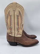 Vintage Women  s Tony Lama Western Cowboy Cowgirl Boot Model 1617 Made In USA 7.5