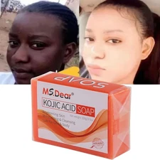 KOJIC Acid Face Body Cleanser Soap for Dark Spots Skin Lightening & Whitening