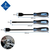 Brilliant Tools BT542025 Schaber-Satz, 3-Tlg