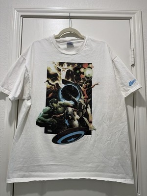 Vintage Marvel Comics shirt XL 1999 Earth X Big Logo Collectible 
