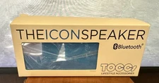 TOCCS Icon Bluetooth Speaker Blue | Wireless 2.1 + EDR | Portable Hi-Fi Audio | 