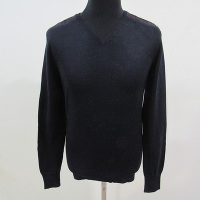 SAINTS SPITALFIELDS Herren V-Ausschnitt Pullover Merinowolle Brustumfang 36/38 Größe S Art.-Nr. Y18636