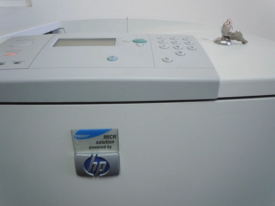 TROY SECURE HP LaserJet 9000N Printer w/Keys *Micr Check Printing *1-Year Warr!! - Image 3 of 4