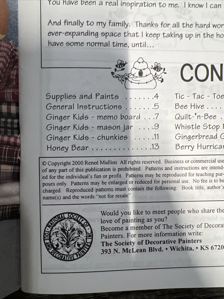 Plum Purdy︱Renee Mullins︱2000︱Painting︱Country Crafts - Image 4 of 4