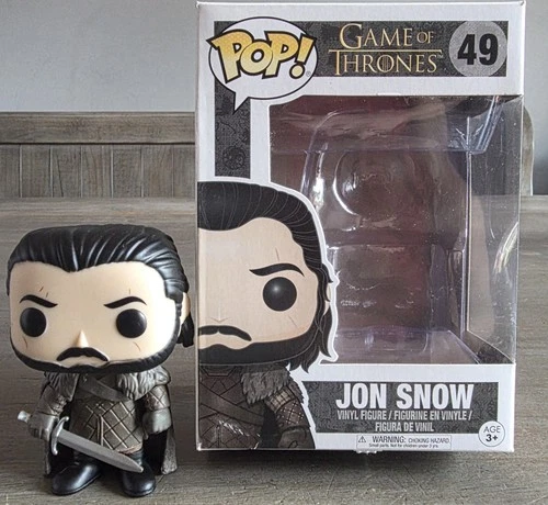 Funko Pop! Vinyl Jon Snow #49 Game of Thrones Figure CIB