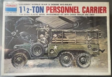 Peerless Industries 3506 1:35 US Army WWII Dodge WC-62 63 Personnel Carrier Kit