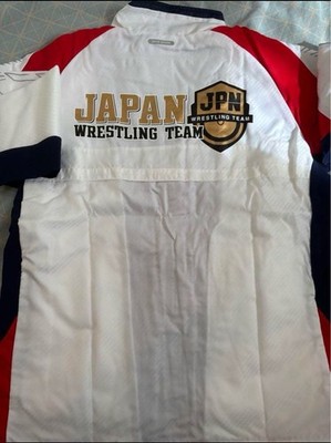 ASICS Japan Wrestling Team Jacket Size M Official Team Japan New Unused Item